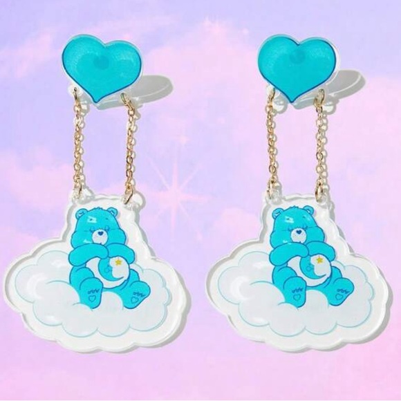 Care Bear Acrylic Dangle Earrings - Picture 1 of 5